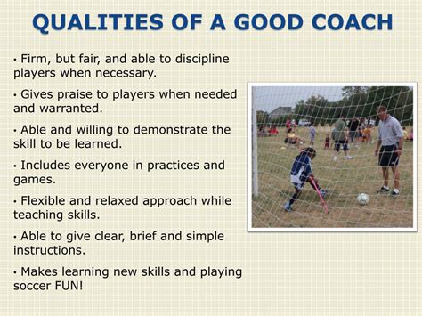 list down the quality of good coach